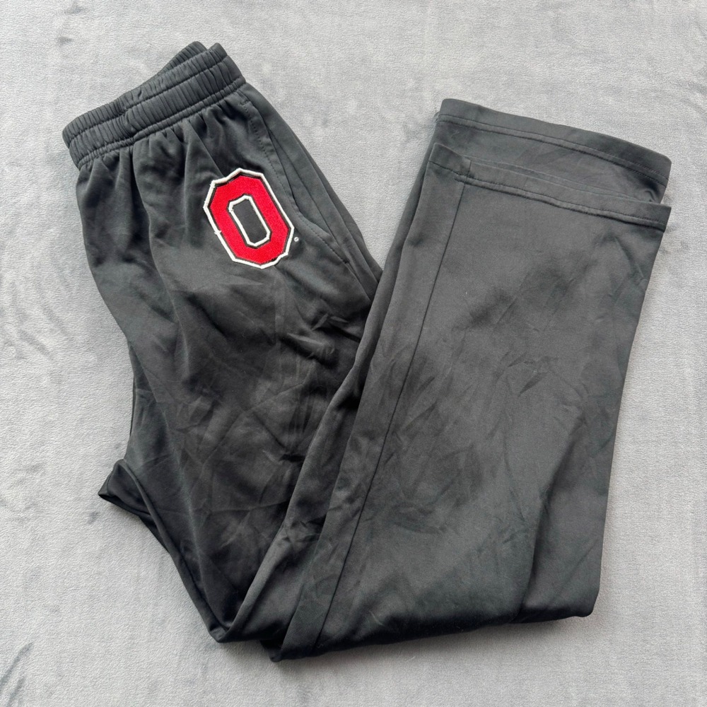 Ohio State Buckeyes Varsity Authentic Black Athletic Pants Mens Small NCAA